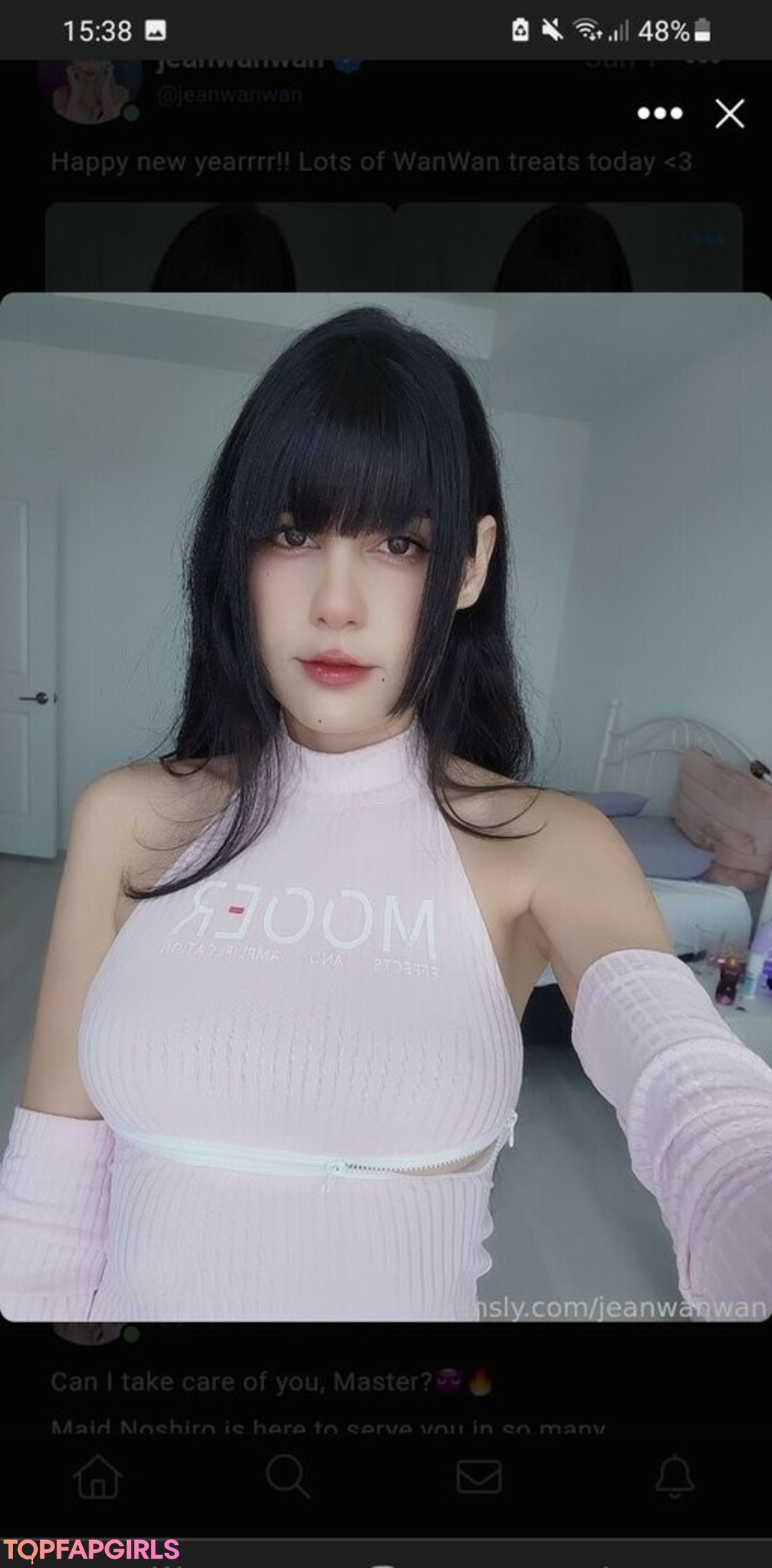 Foto di nudo di fuga di OnlyFans di Jeanwanwan #2512