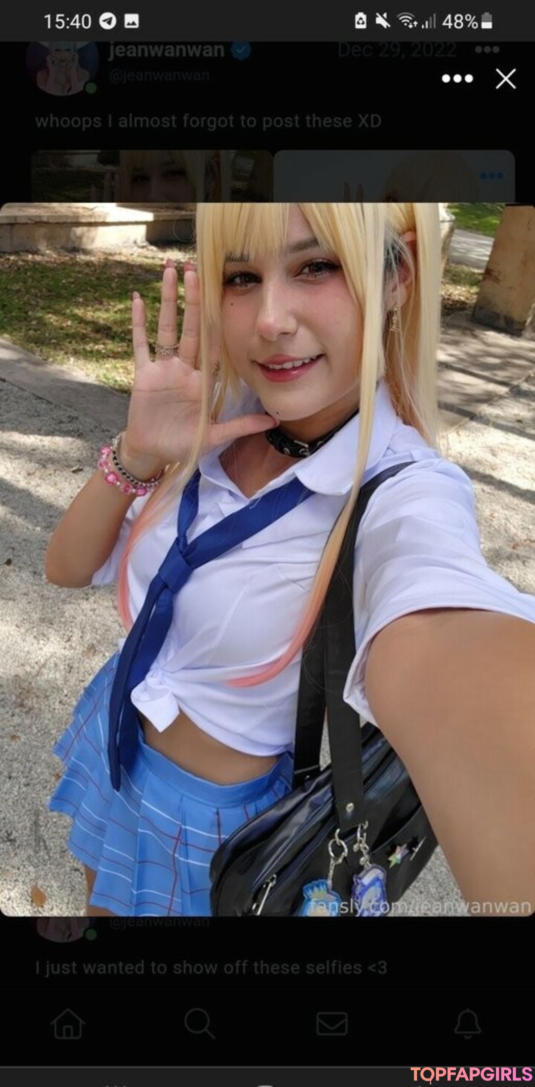 Foto di nudo di fuga di OnlyFans di Jeanwanwan #2515