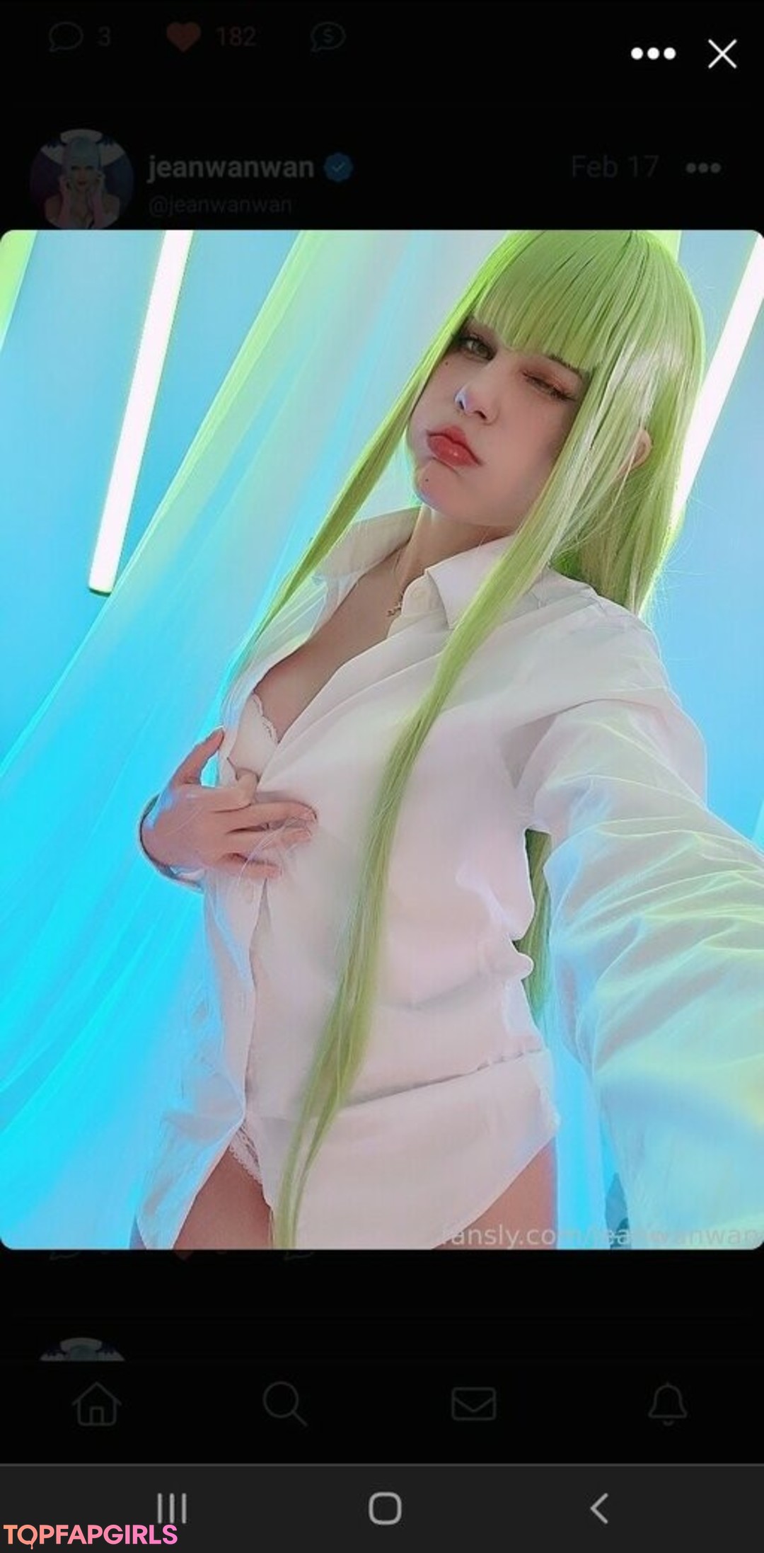 Foto di nudo di fuga di OnlyFans di Jeanwanwan #2655