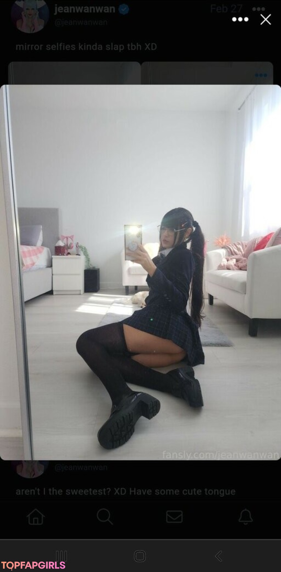 Foto di nudo di fuga di OnlyFans di Jeanwanwan #2737
