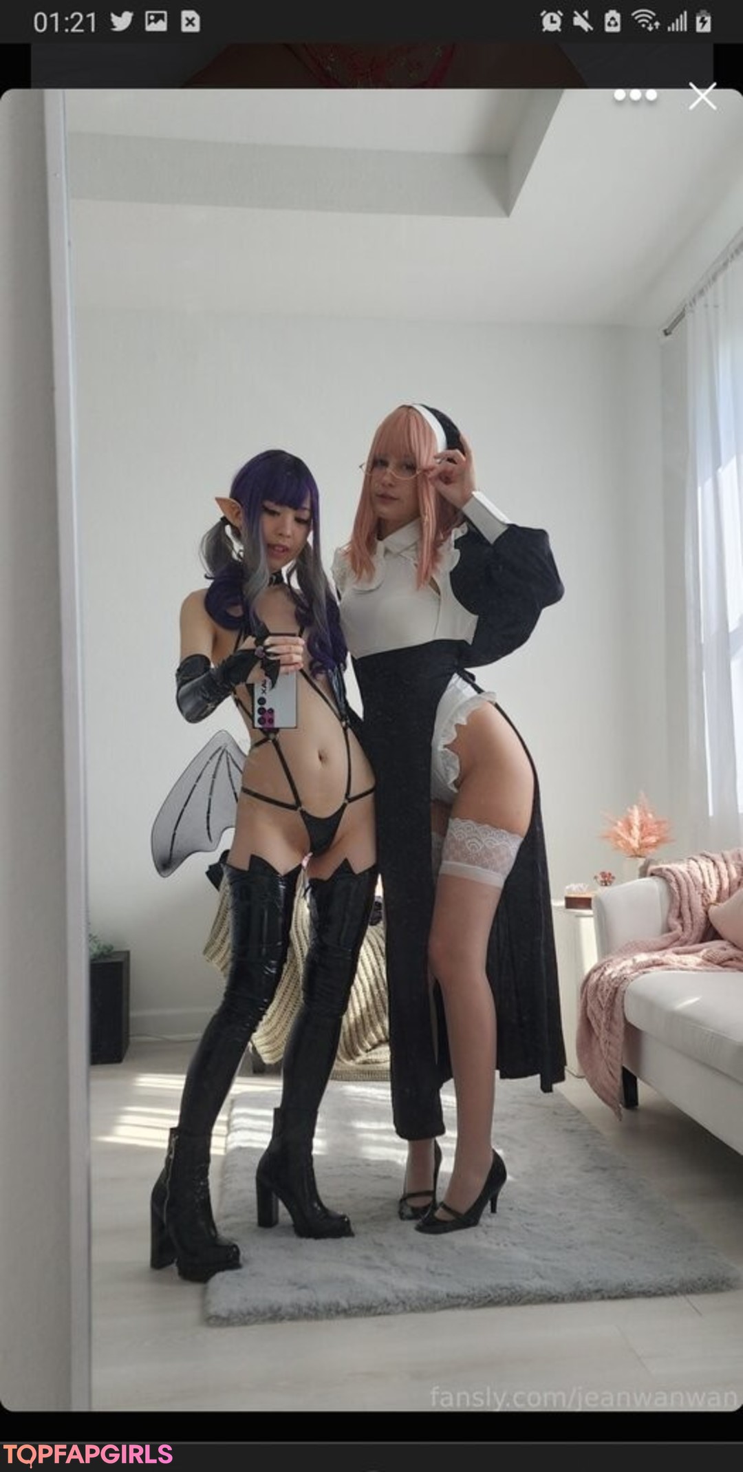 Foto di nudo di fuga di OnlyFans di Jeanwanwan #2963