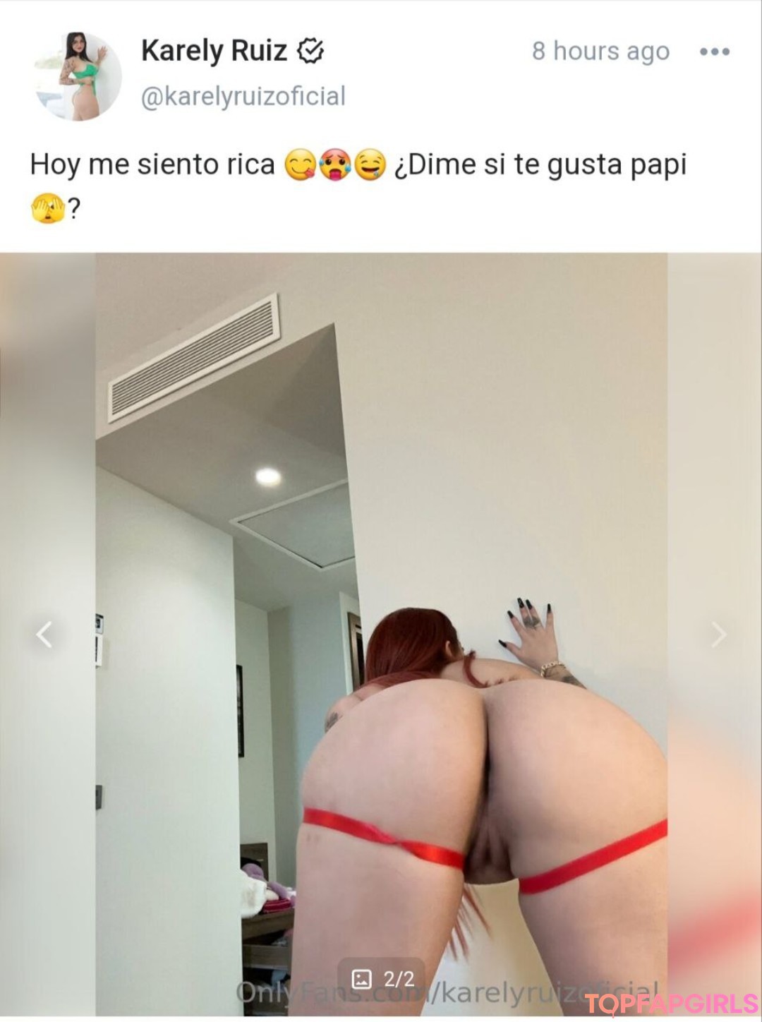 Foto di nudo di fuga di OnlyFans di Karely Ruiz #301