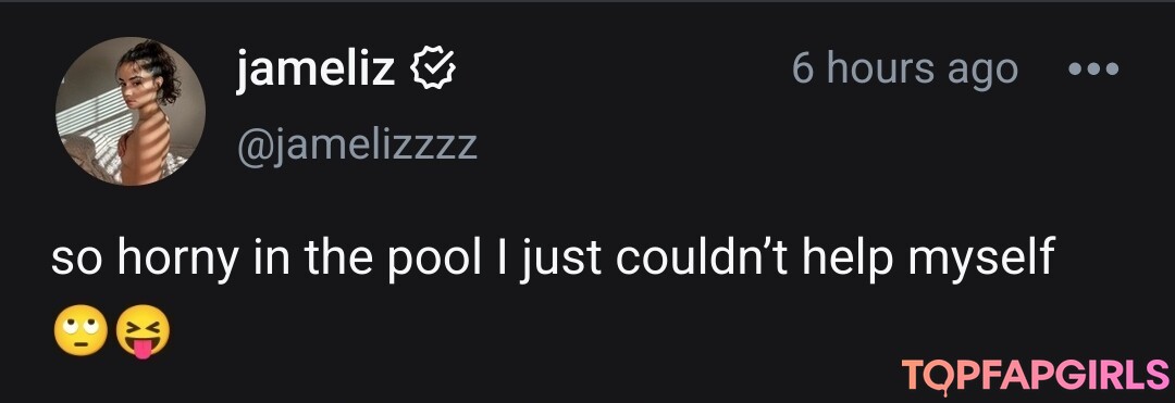 Foto di nudo di fuga di OnlyFans di Jameliz #391