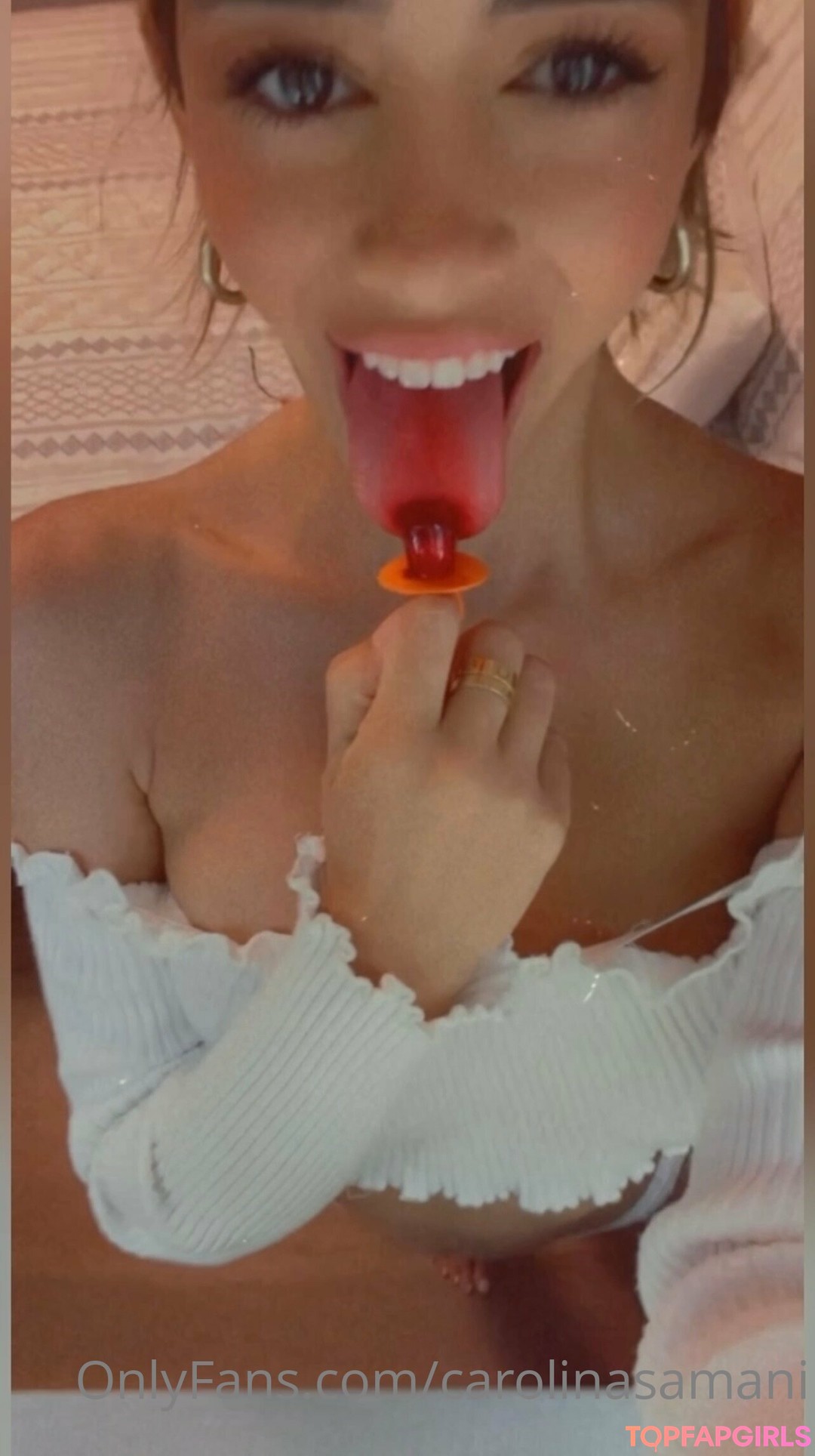 Foto di nudo di fuga di OnlyFans di Carolina Samani #361