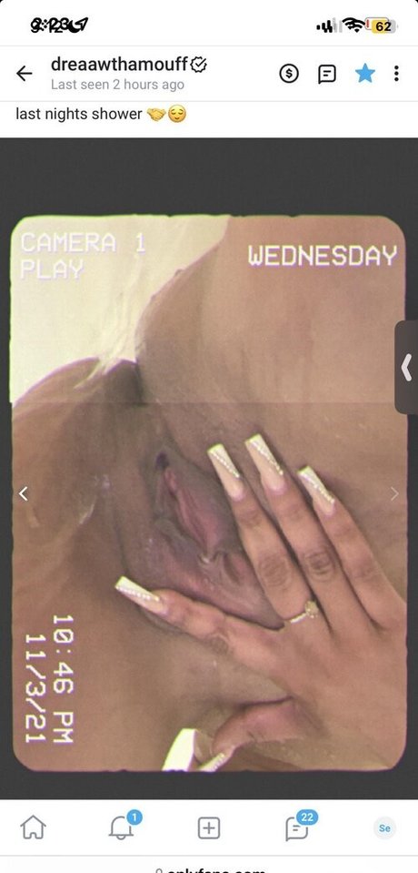 Foto di nudo di fuga di OnlyFans di Dreaawthamouff