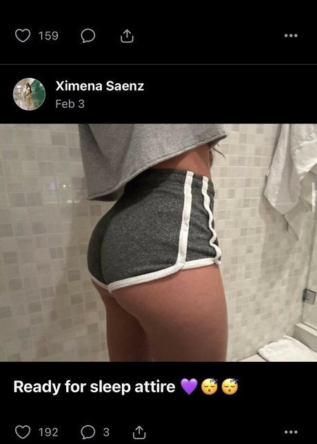 Foto di nudo di fuga di OnlyFans di Ximena Saenz