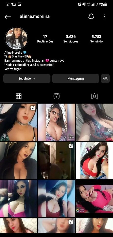 Foto di nudo di fuga di OnlyFans di Aline Moreira