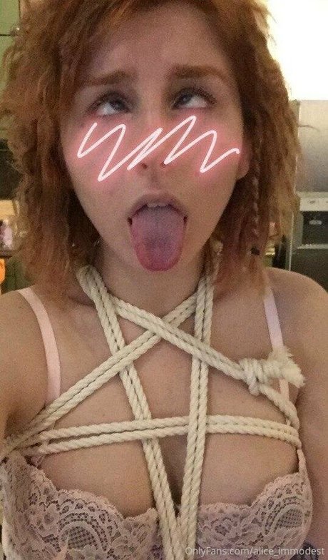 Foto di nudo di fuga di OnlyFans di Aliceimmodest