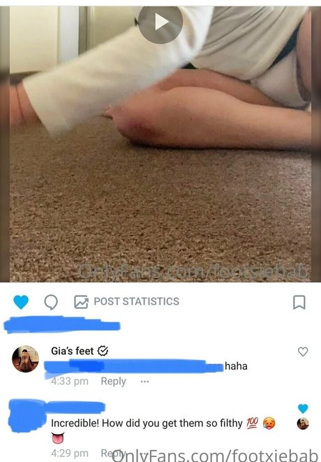 Foto di nudo di fuga di OnlyFans di Footxiebab
