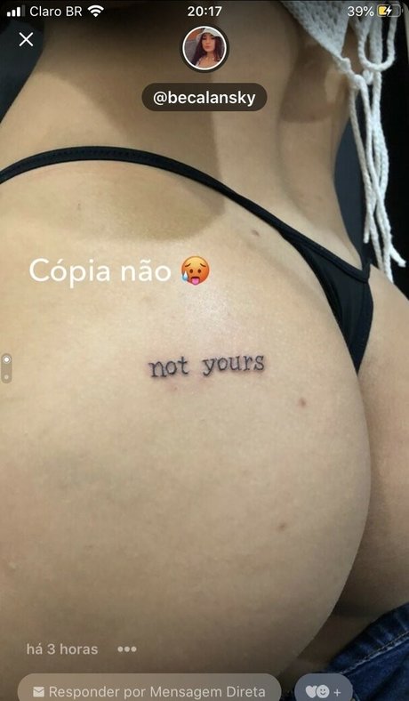 Foto di nudo di fuga di OnlyFans di Becalansky