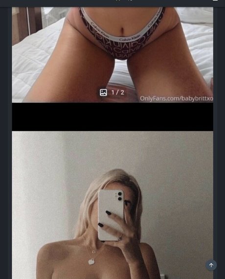 Foto di nudo di fuga di OnlyFans di Babybrittxo