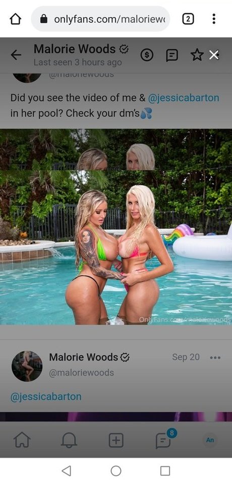 Foto di nudo di fuga di OnlyFans di Malorie Woods