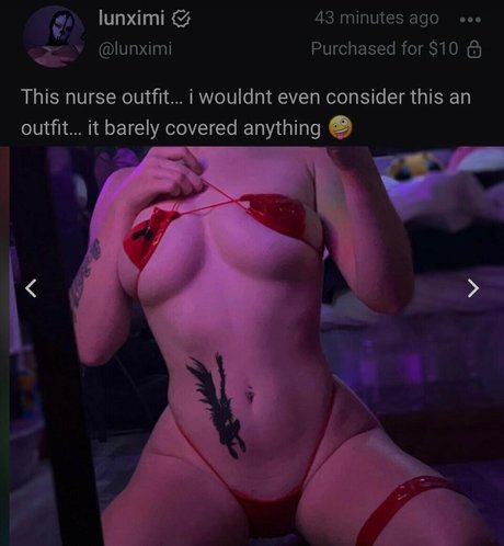 Foto di nudo di fuga di OnlyFans di Lunximi