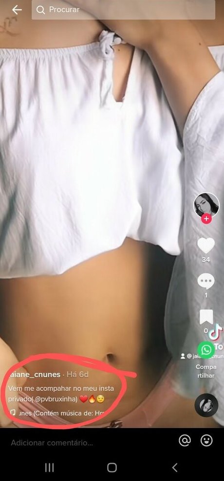 Foto di nudo di fuga di OnlyFans di Jaiane Nunes