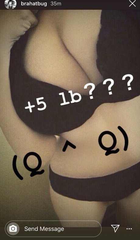 Foto di nudo di fuga di OnlyFans di Brahatbug