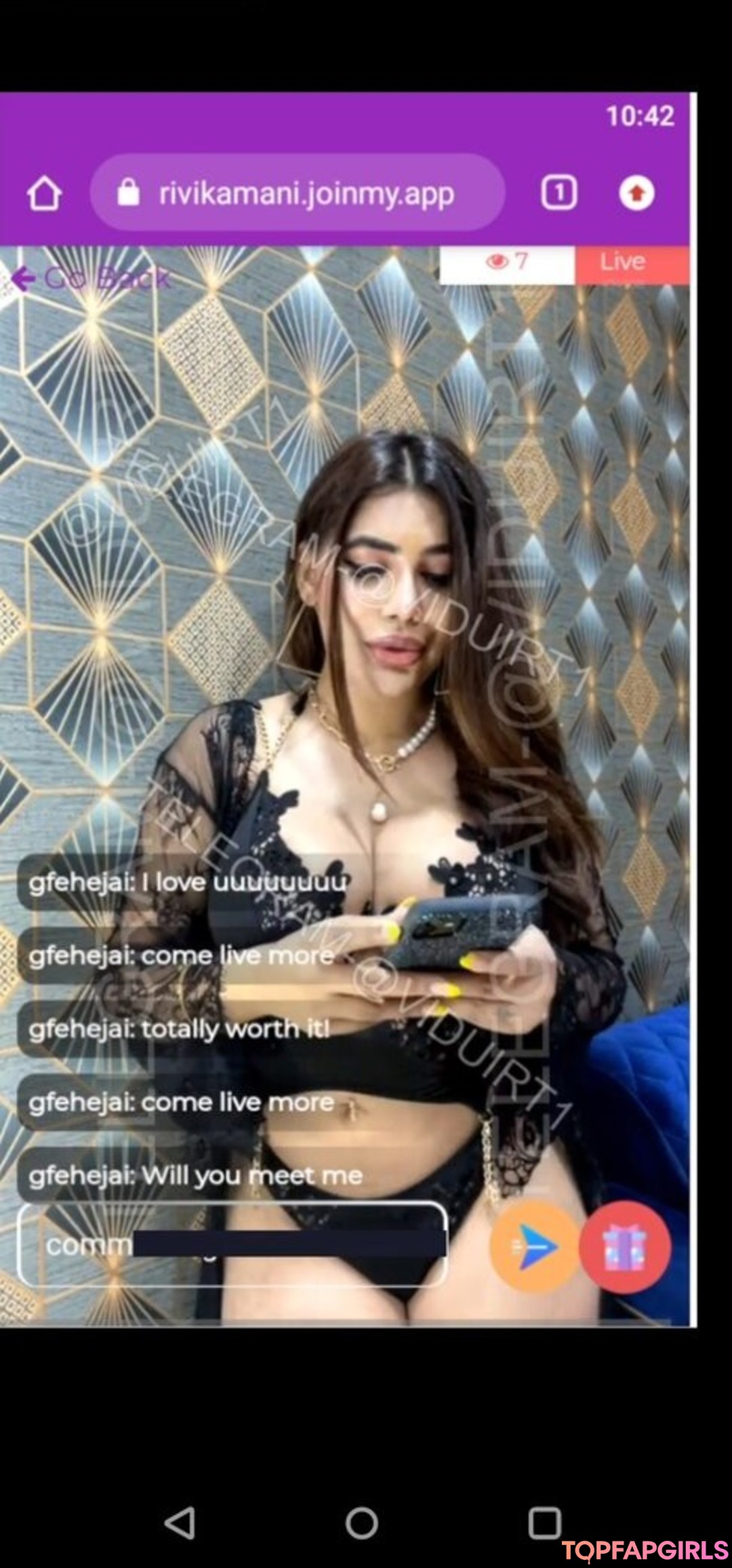 Foto di nudo di fuga di OnlyFans di Yajnaseni #1373