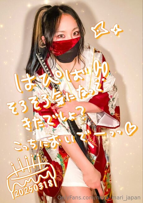 Foto di nudo di fuga di OnlyFans di Ninja Mari Japan