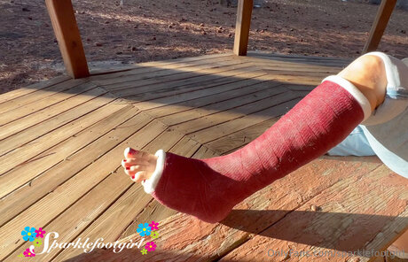 Foto di nudo di fuga di OnlyFans di Sparklefootgirl