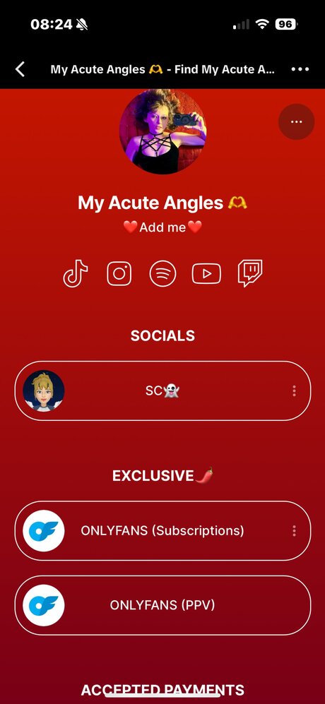 Foto di nudo di fuga di OnlyFans di Angelorangle