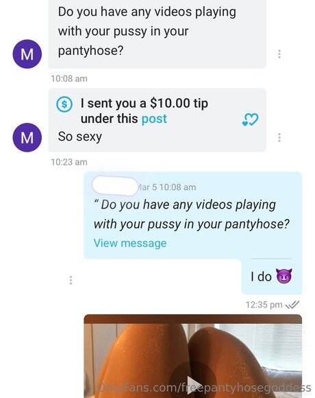 Foto di nudo di fuga di OnlyFans di Freepantyhosegoddess