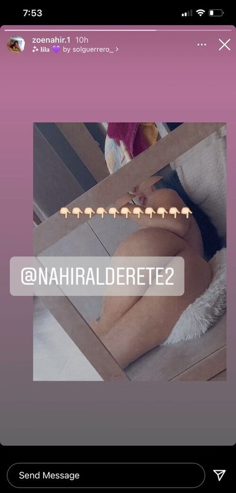 Foto di nudo di fuga di OnlyFans di Zoe Nahir