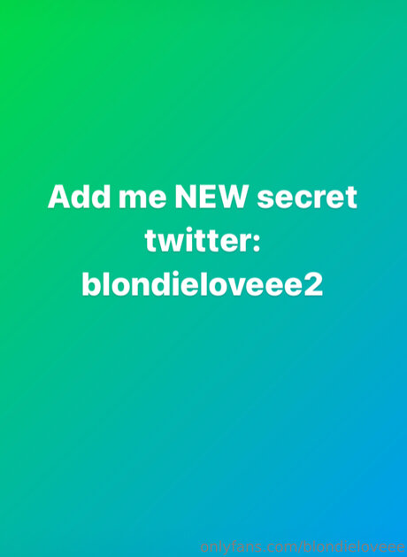 Foto di nudo di fuga di OnlyFans di Tinablondielove