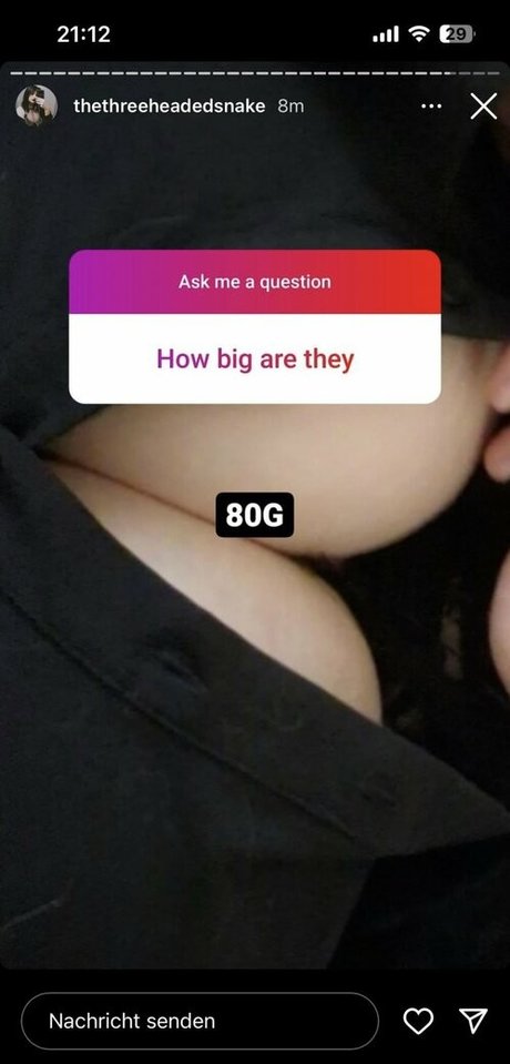 Foto di nudo di fuga di OnlyFans di Thethreeheadedsnake