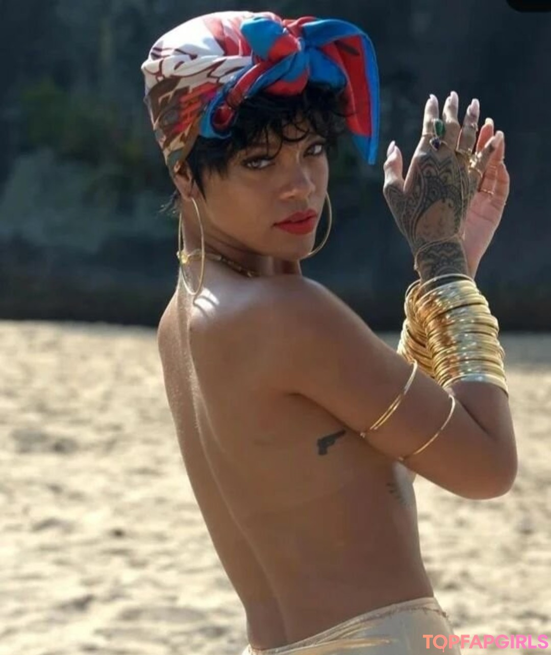Foto di nudo di fuga di OnlyFans di Rihanna #1307