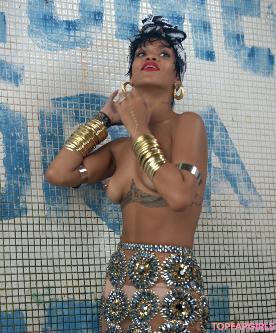Foto di nudo di fuga di OnlyFans di Rihanna #1329
