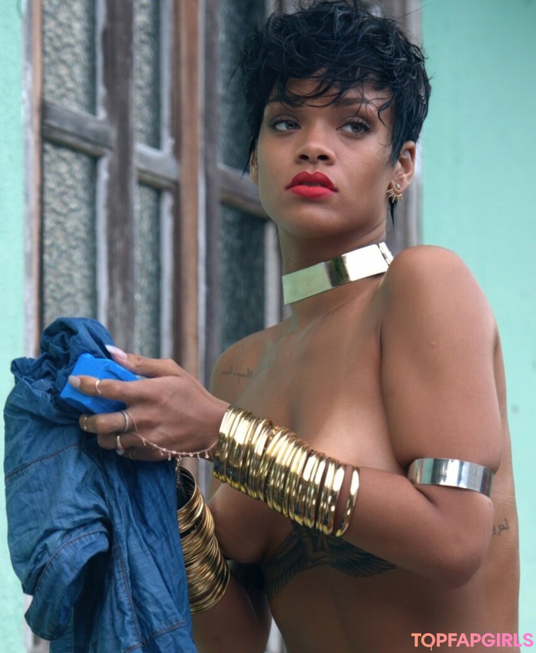 Foto di nudo di fuga di OnlyFans di Rihanna #1449