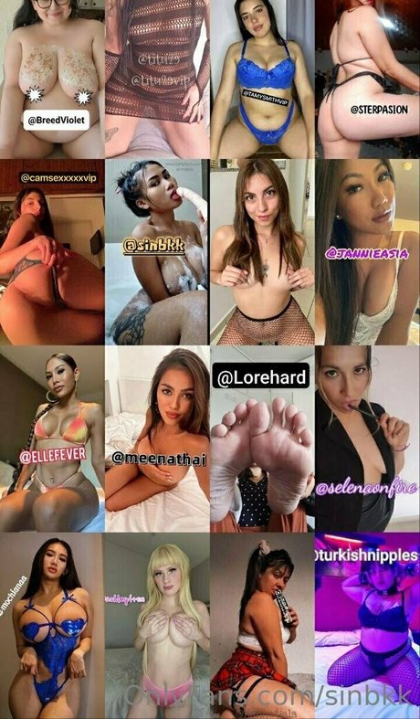 Foto di nudo di fuga di OnlyFans di Sinbkk