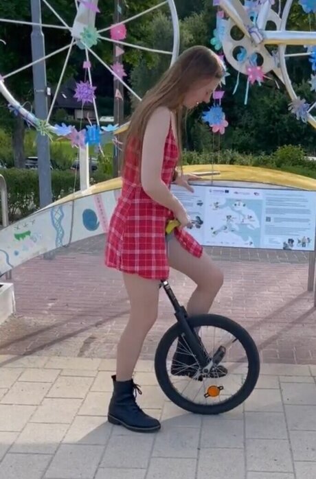 Affe auf Bike