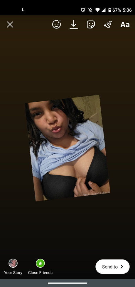 Foto di nudo di fuga di OnlyFans di Bbw Dannie 