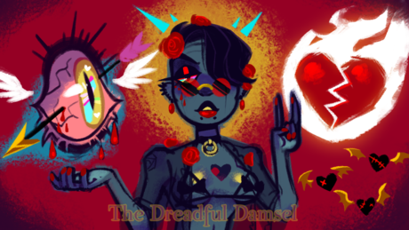 Foto di nudo di fuga di OnlyFans di The Dreadful Damsel