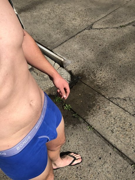 Foto di nudo di fuga di OnlyFans di Aussie Gay Truckie