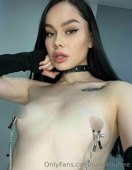 Foto di nudo di fuga di OnlyFans di Junneliufree