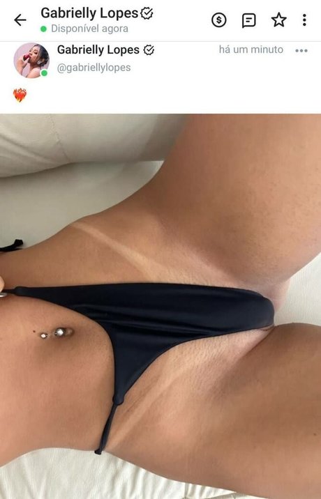 Foto di nudo di fuga di OnlyFans di Gabrielly Lopes
