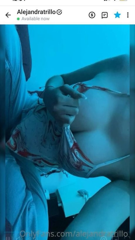 Foto di nudo di fuga di OnlyFans di Alejandra Trillo