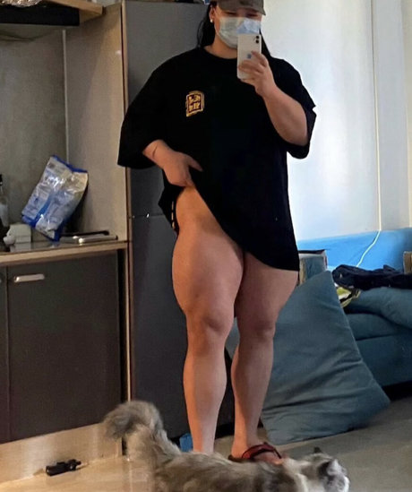 Foto di nudo di fuga di OnlyFans di Guohui