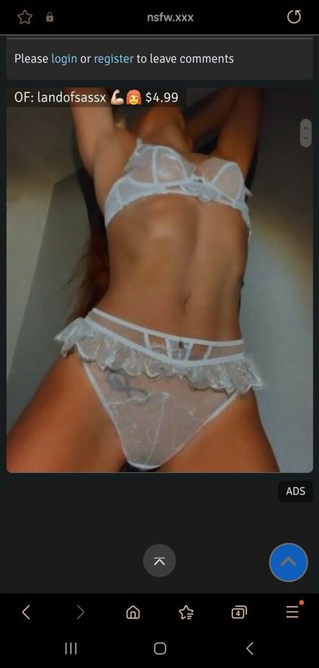 Foto di nudo di fuga di OnlyFans di Landofsassx