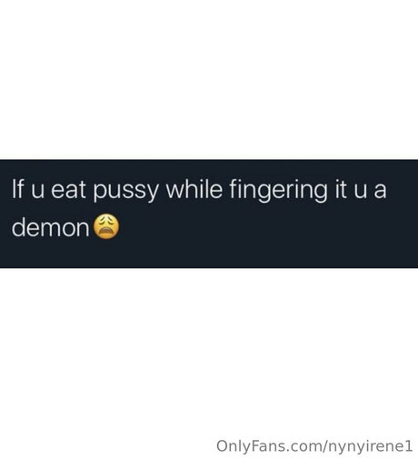 Foto di nudo di fuga di OnlyFans di Nynyirene1