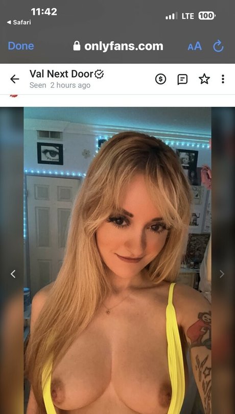 Foto di nudo di fuga di OnlyFans di Valnextdoor