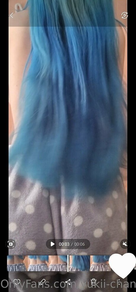 Foto di nudo di fuga di OnlyFans di Yourbluehairedwaifu