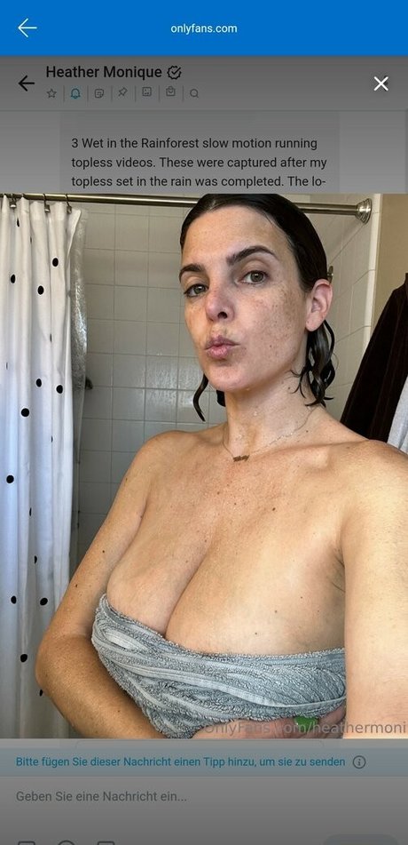Foto di nudo di fuga di OnlyFans di Heather Monique