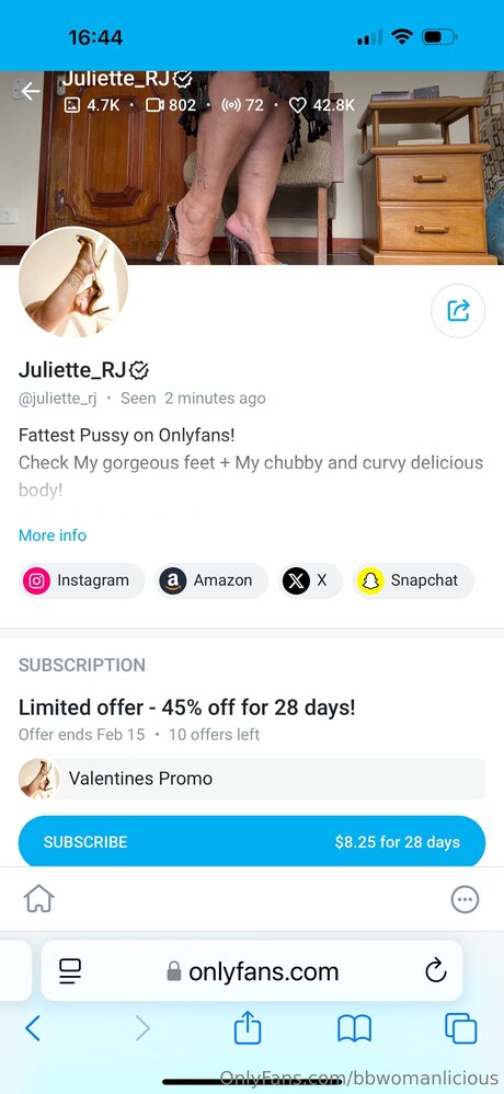 Foto di nudo di fuga di OnlyFans di Bbwomanlicious