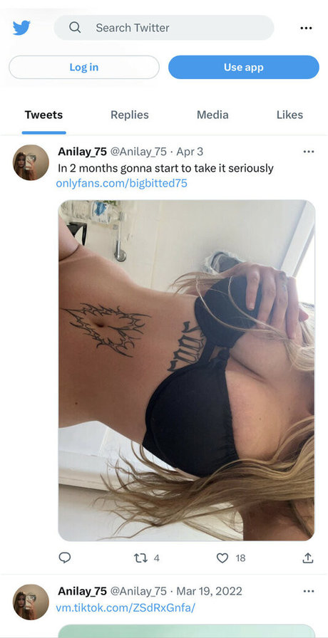 Foto di nudo di fuga di OnlyFans di Anilay75