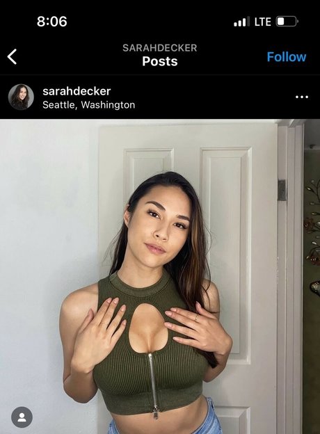 Foto di nudo di fuga di OnlyFans di Sarah Decker