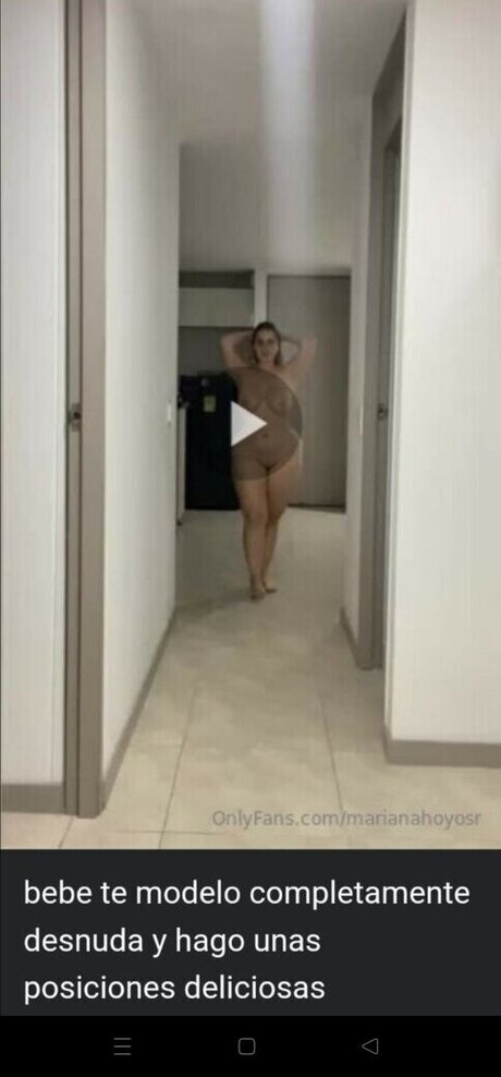 Foto di nudo di fuga di OnlyFans di Marianahoyosr