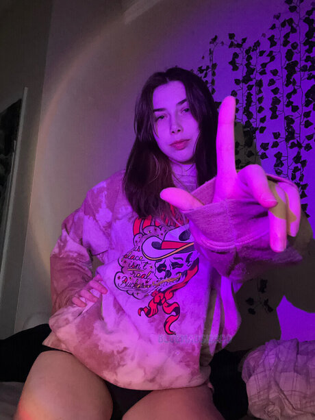 Foto di nudo di fuga di OnlyFans di Blue