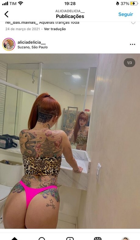 Foto di nudo di fuga di OnlyFans di Alicia Delicia
